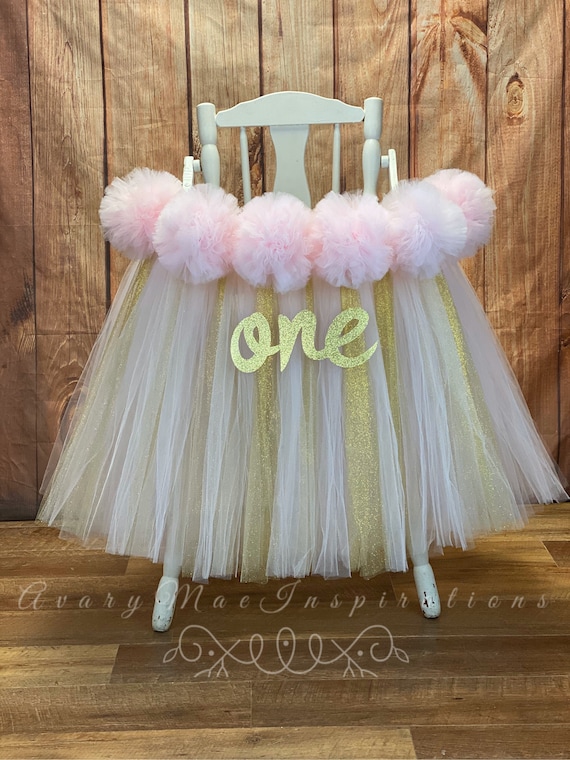 Pink and gold tutu crib skirt cheap