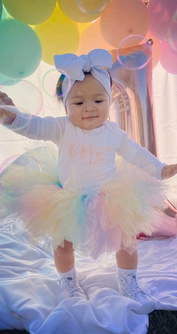 Infant clearance rainbow tutu