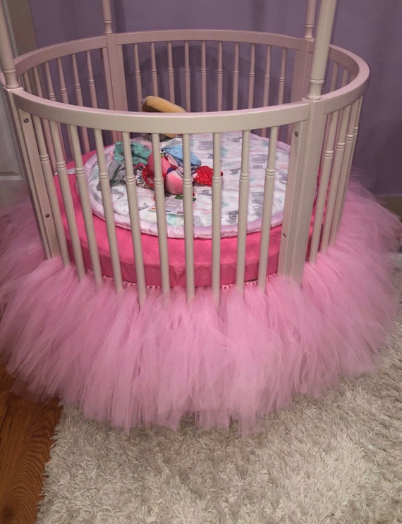 White round clearance crib
