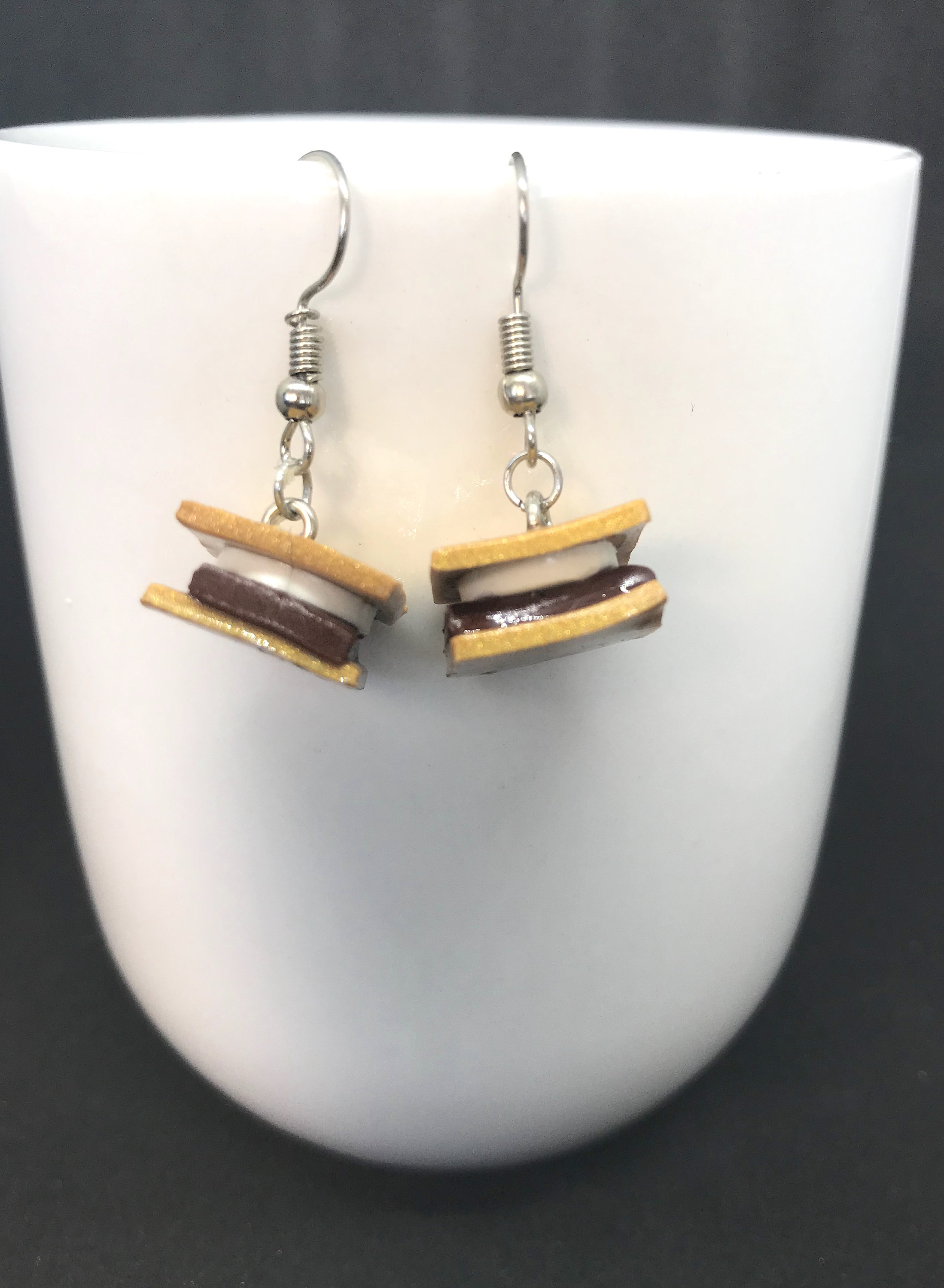 Boy scout earrings clearance