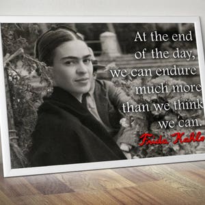 Frida Kahlo Inspirational Poster image 1