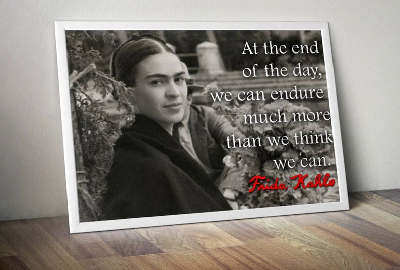 Frida Kahlo Inspirational Poster image 1