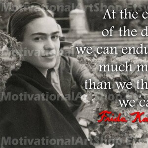 Frida Kahlo Inspirational Poster image 2