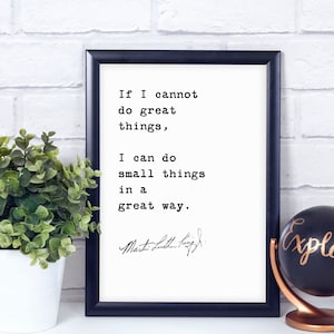 Martin Luther King Jr. Quote Poster Print, Motivational Minimalist ...