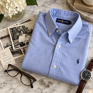 Legacy Collection | Cherished Shirts | Beautifully Reimagined | You Provide the Shirt | I Transform it into a Feminine Ruffled Collar Blouse