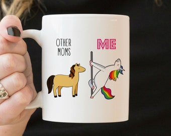 Funny Mom Gift, Mom Coffee Mug, Best Mom Birthday Gift, Mom Unicorn Mug