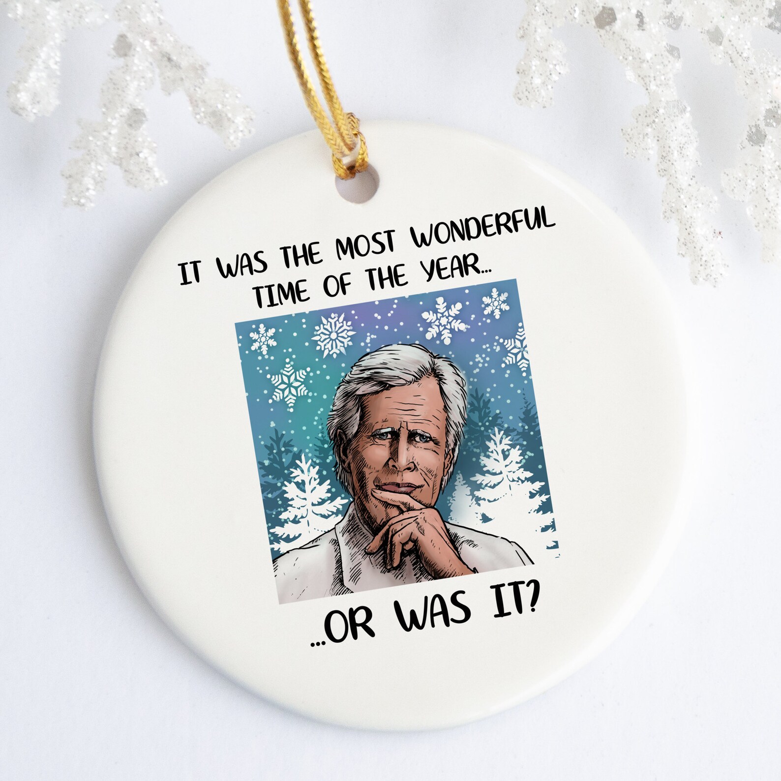 Keith Morrison Christmas Ornament Funny Christmas Ceramic | Etsy