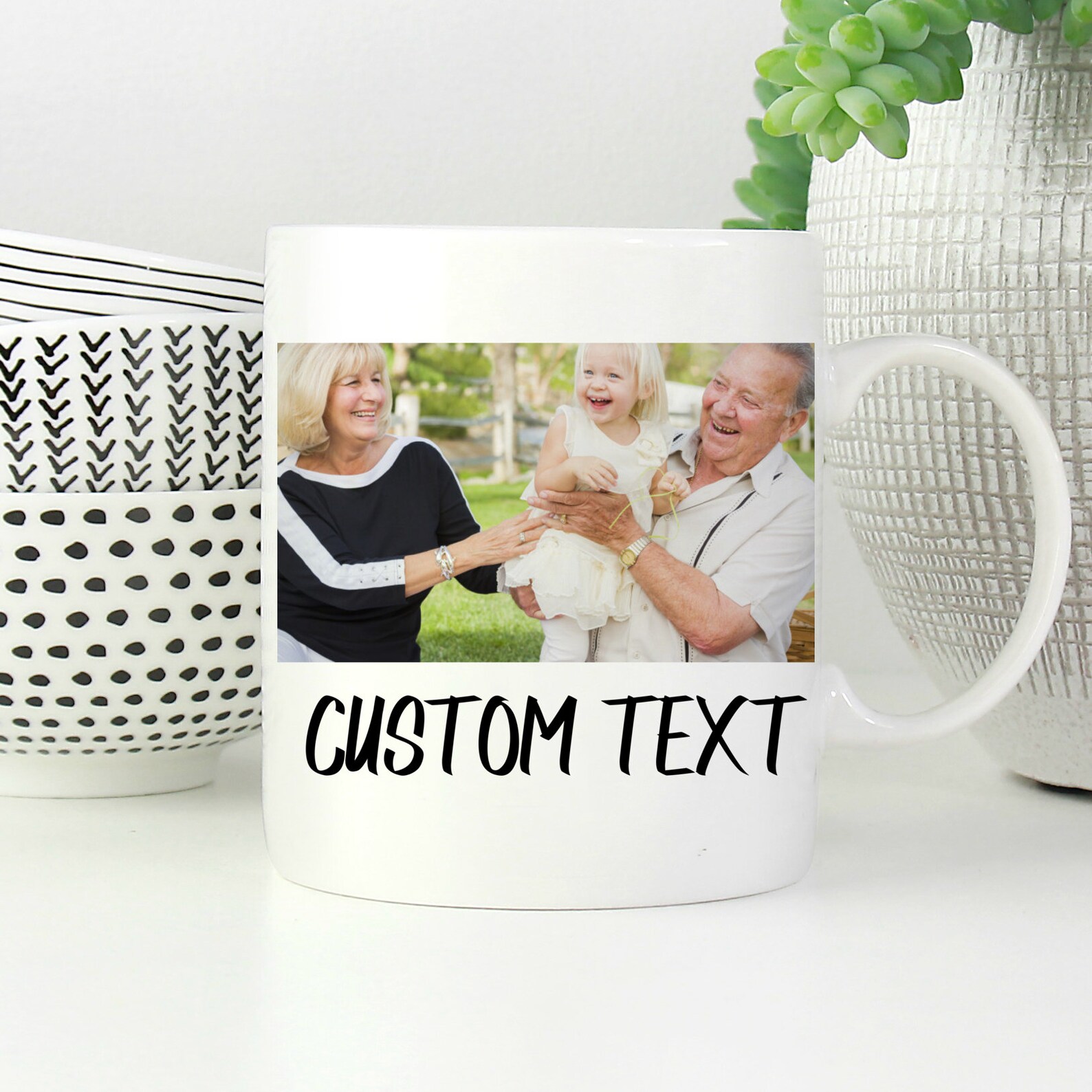 Personalized Grandparents Picture Mug Grandparents Etsy