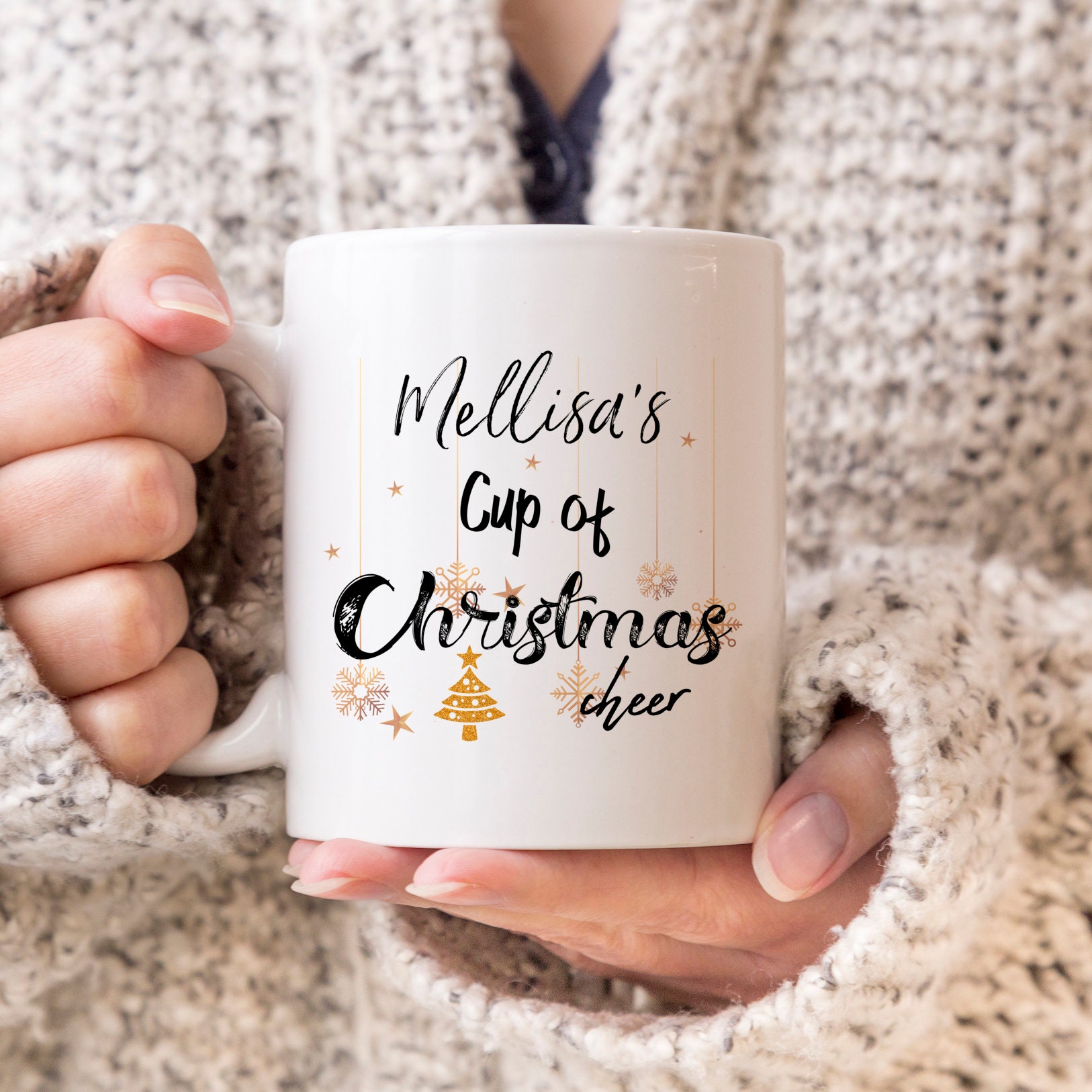 Christmas Cheer Mug Christmas Morning Coffee Mug  Etsy