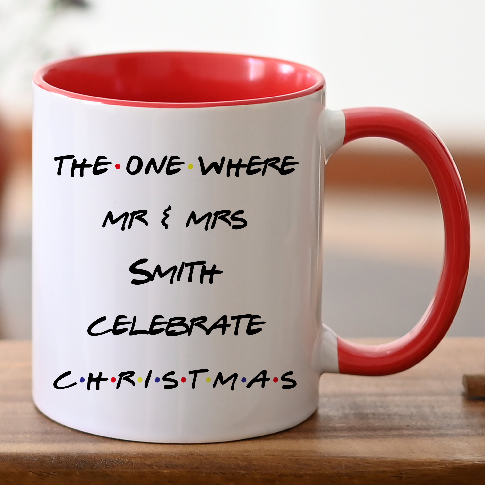 Married Couple Christmas Mug Personalized Husband Christmas  Etsy