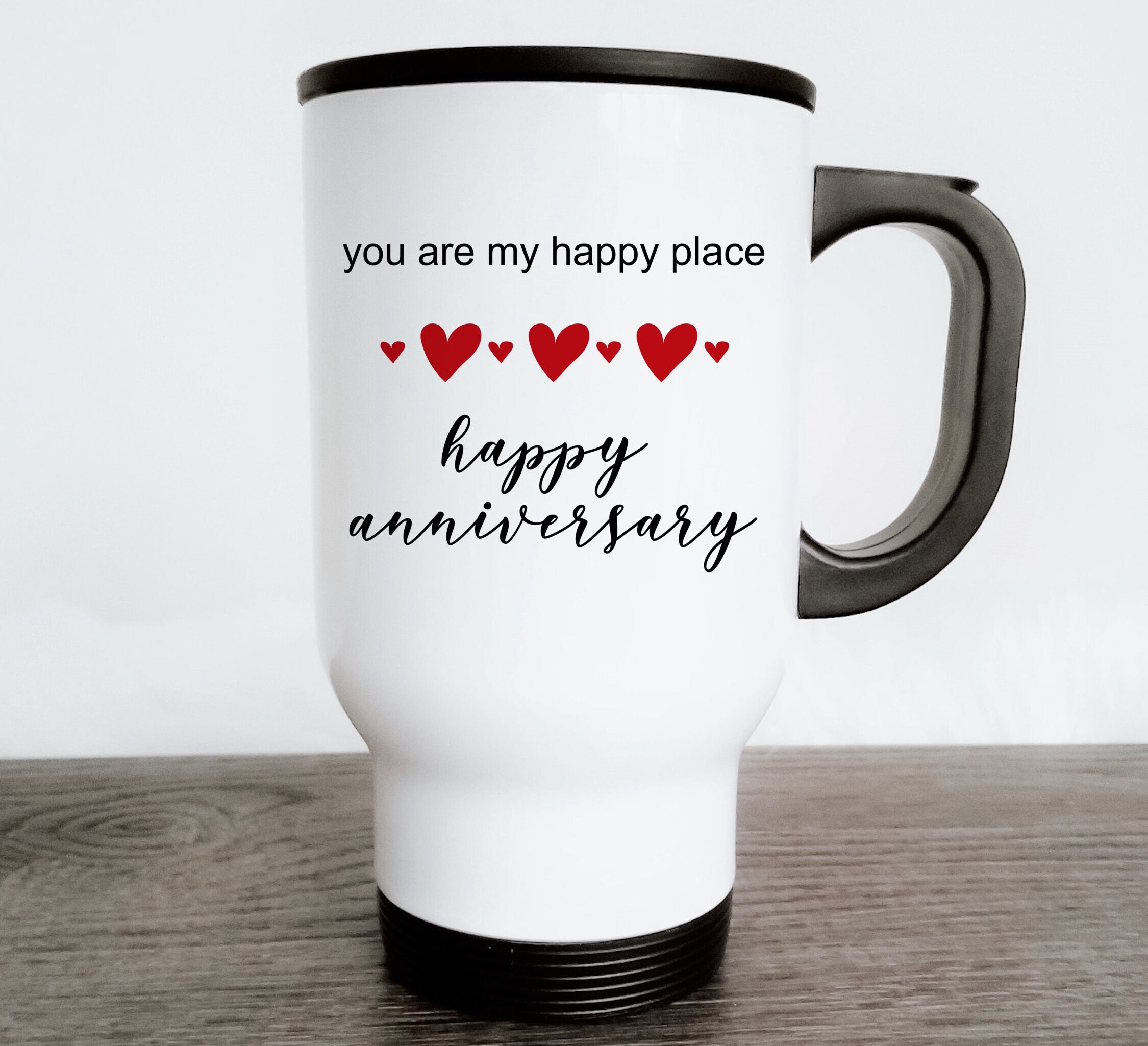 Wedding Anniversary Steel Travel Mug For Husband Travel Cup Etsy