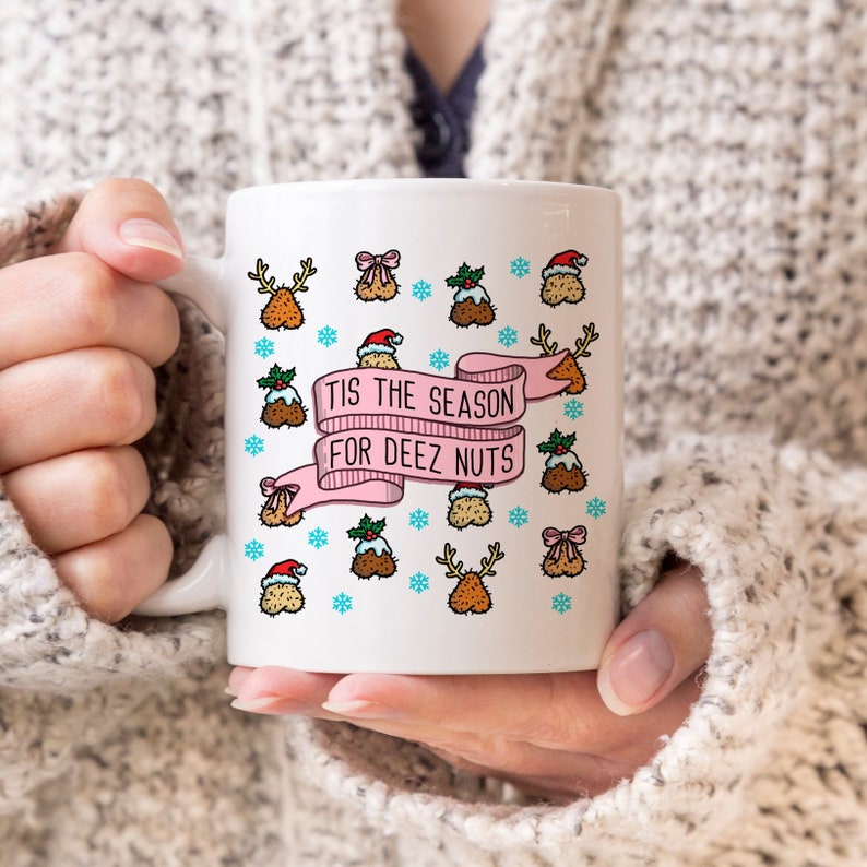 Deez Nuts Novelty Mug Funny Christmas Gift Boyfriend Etsy