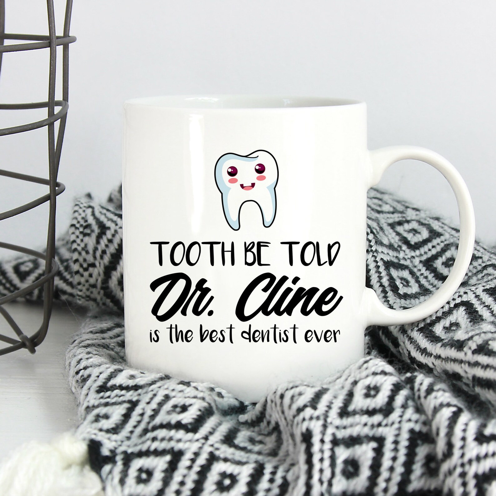 Funny Dentist Mug Personalized Dentist Gift Dentist Thank Etsy