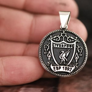 Liverpool-hanger,Liverpool Football Club-hanger,zilver 925