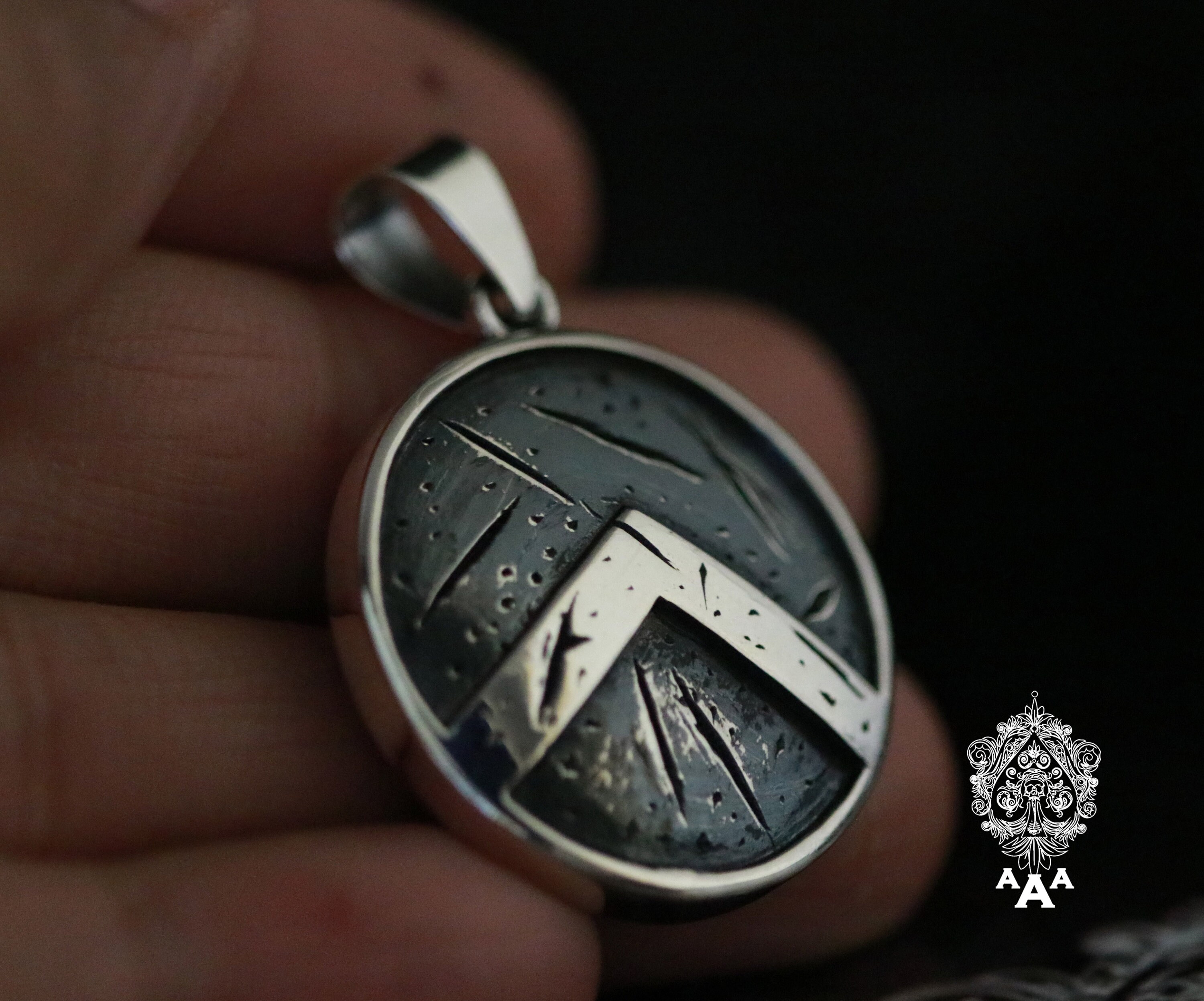 Spartan Pendant Etsy