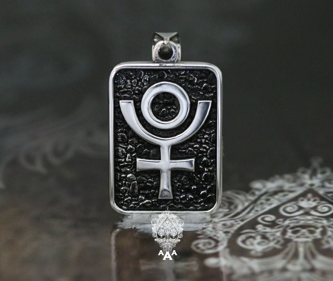 Hades Pendant Astrology Alphabet Hades pluto Pendant Pendant 925 Silver Pendant Etsy