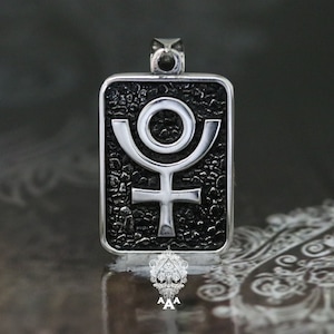 Hades Pendant Astrology Alphabet Hades (Pluto) Pendant Pendant 925 Silver Pendant