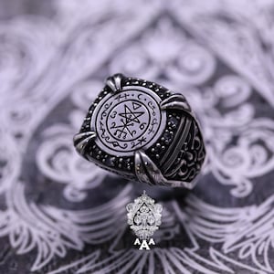 Lilith Ring Silver Lilith Ring Silver Lilith Talisman Ring Silver 925 Silver Ring Lilith Talisman