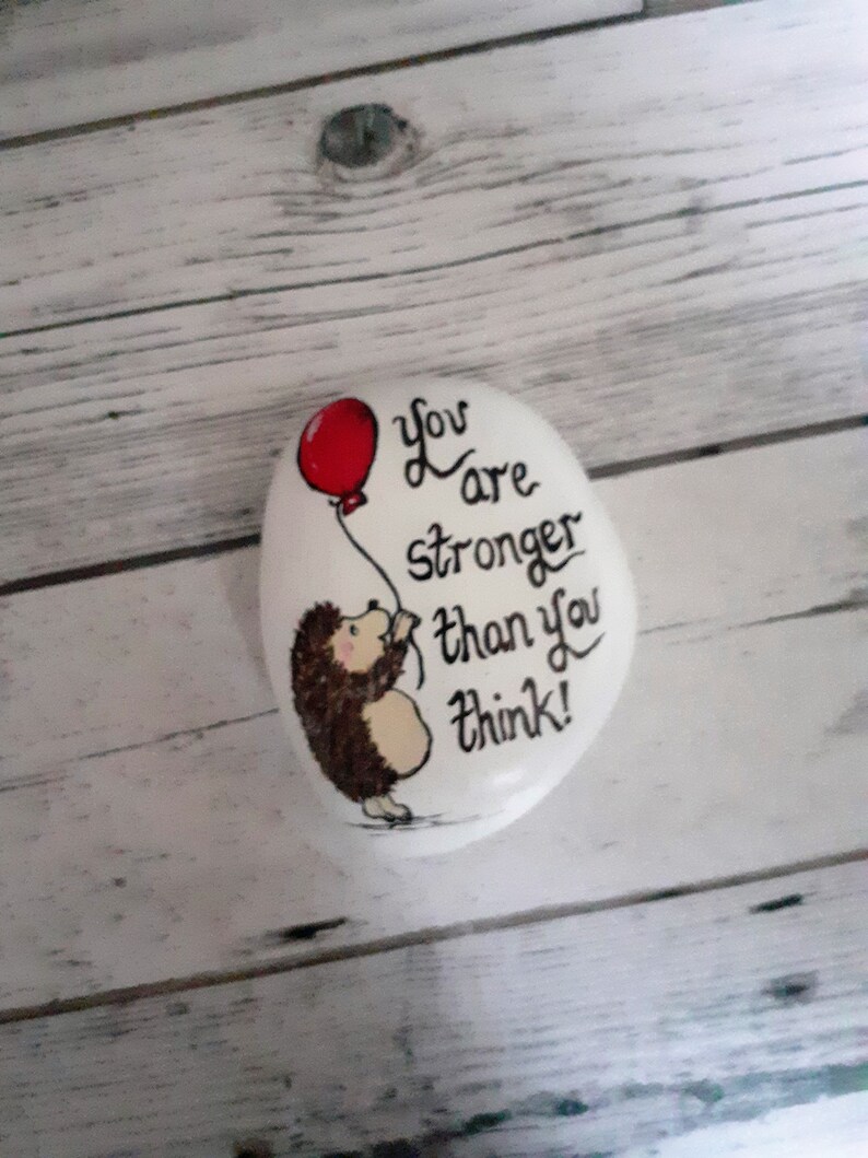 You Are Stronger Than You Think Pebble Mental Health Gift Etsy UK
