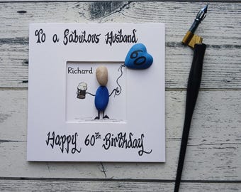 Husband 60th birthday card, 60th card for him, Sixty birthday