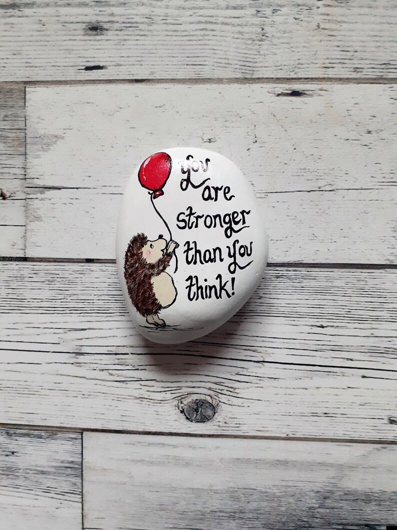 You Are Stronger Than You Think Pebble Mental Health Gift Etsy UK
