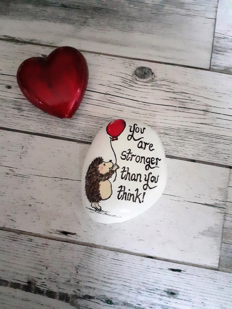You Are Stronger Than You Think Pebble Mental Health Gift Etsy UK