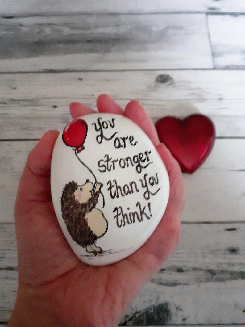 You Are Stronger Than You Think Pebble Mental Health Gift Etsy UK