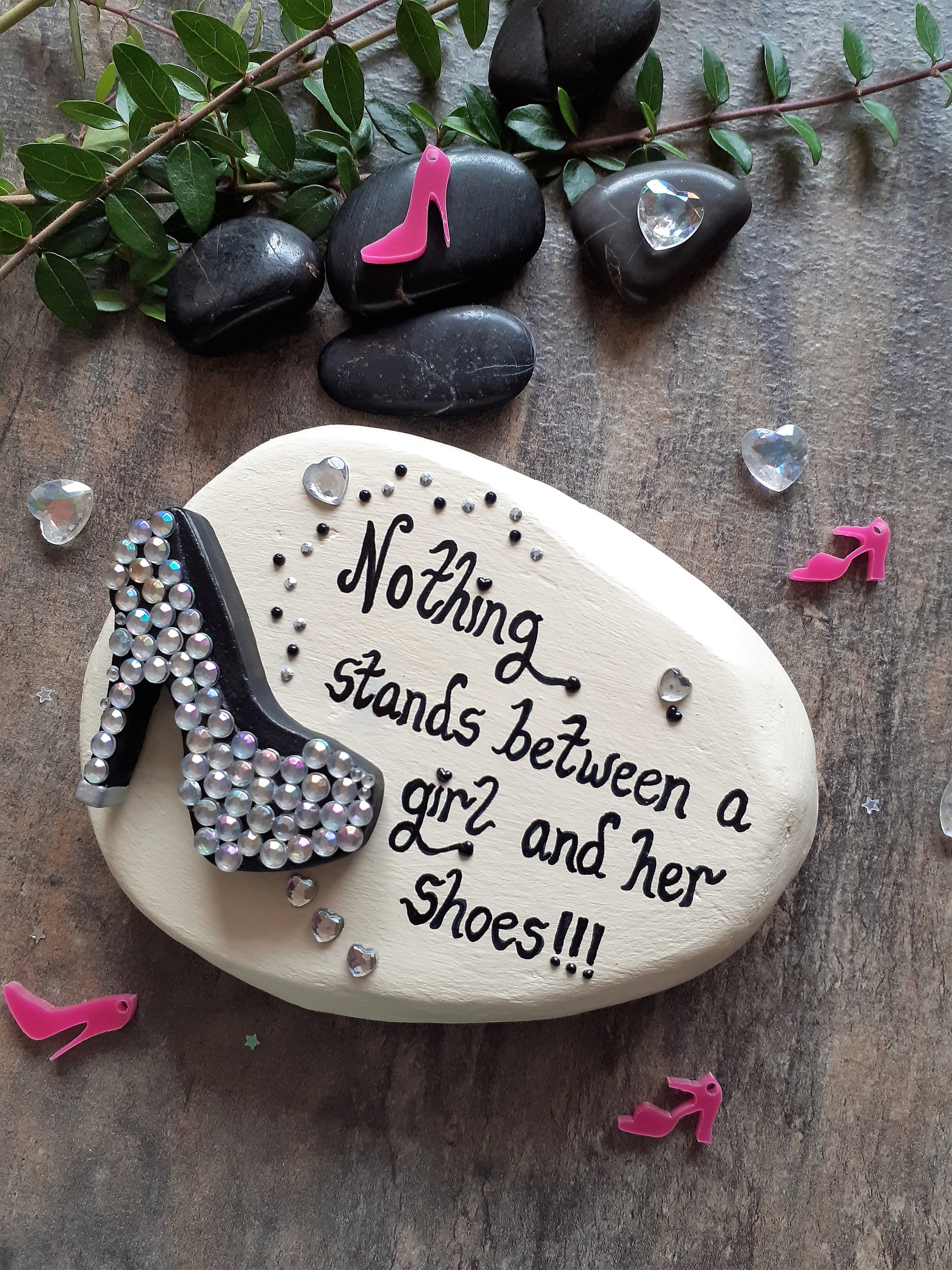 Shoe Lover Keepsake Pebble Gift for Women Shoe Addict Shoe Etsy UK
