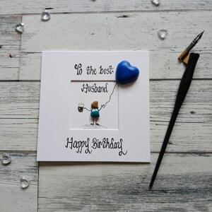 Carte d'anniversaire de mari, carte d'anniversaire pour mari, meilleure carte de partenaire, carte pour lui, meilleure carte de petit ami