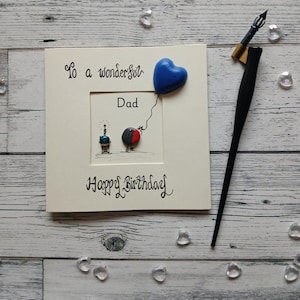 Carte d'anniversaire pour papa, carte d'anniversaire pour papa, carte spéciale papa, carte bien pensée pour papa, homme