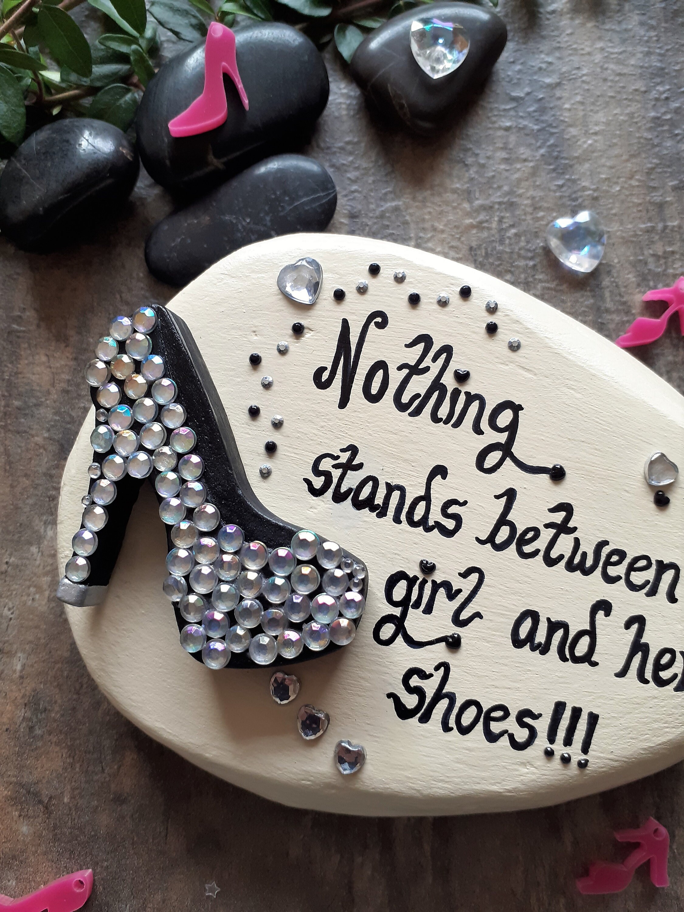 Shoe Lover Keepsake Pebble Gift for Women Shoe Addict Shoe Etsy UK