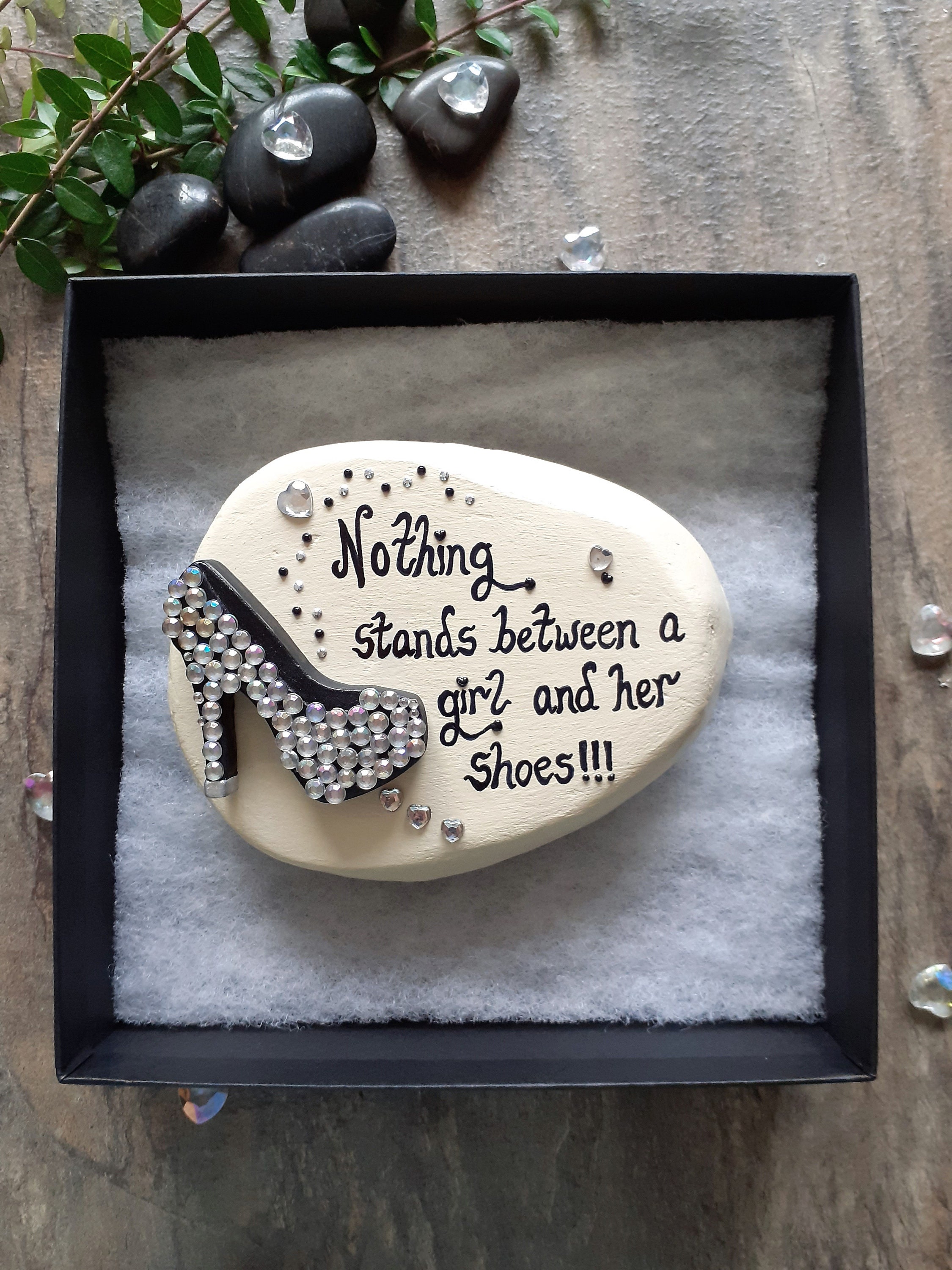 Shoe Lover Keepsake Pebble Gift for Women Shoe Addict Shoe Etsy UK