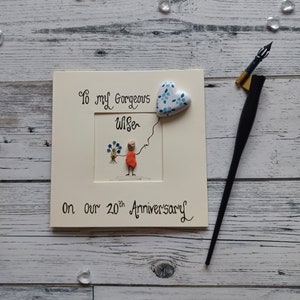 Carte 20e anniversaire, carte anniversaire femme, carte mariage 20e, carte 20e anniversaire femme, carte anniversaire mariage Chine