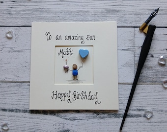 Son birthday card, Personalised birthday card, Card for son, Amazing son card, Card for him