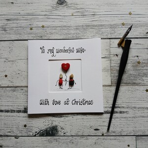 Christmas card for wife, Wife Christmas card, Special card for wife