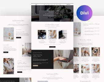Kerry Divi Child Theme: Business Coaching WordPress Website Template (Divi Required)