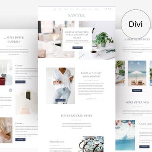 Sawyer – Feminine Divi Child Theme for Coaches & Creative Entrepreneurs