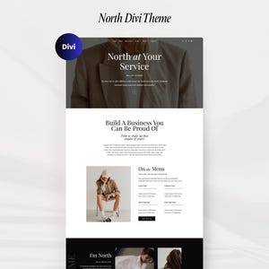 Divi Child Theme, WordPress Template Coaching Mentor WordPress Courses Personal Wordpress Website Template