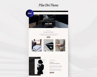 Divi Child Theme: Feminine Coaching WordPress Website Template