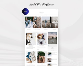 Kendal Divi Child Theme: WordPress Blog Template for Lifestyle, Travel, Fashion