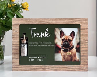 Custom Pet Ashes Urn with Quote and Keepsake Bottle Cremation Urns for Pets Ashes Funeral Cremation Urn for Pets