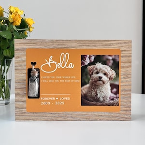 Elegant Memorial Urn for Dog, Cat, or Small Pet Hair Keepsake Box for Pet Lovers, Pet Memory Tribute