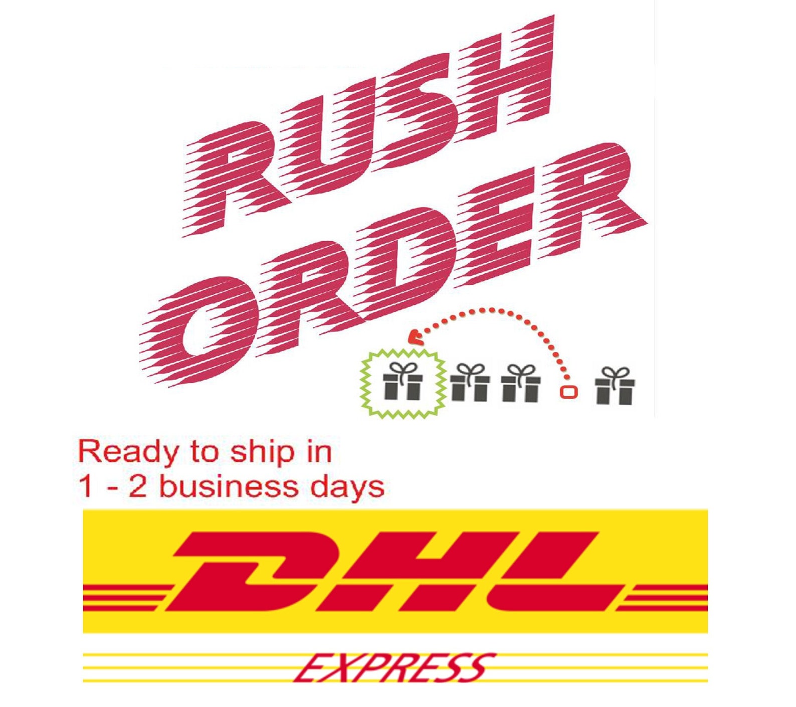 Rush Order DHL Express Shipping Etsy