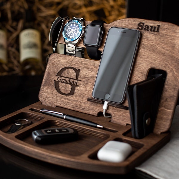 Personalized Gift for Him, Boyfriend Birthday Gift Long distance gift Docking Station Gifts For The Couple