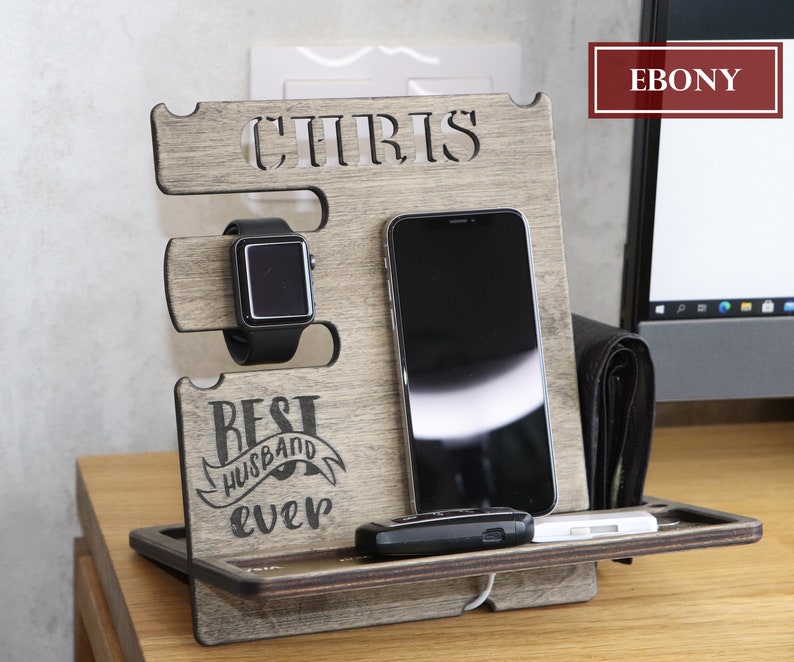 Gift for Husband, Best husband gift, Gift for Dad, Charging Station, Cute Gift for Men, Mens birthday gift, Gift for Him 