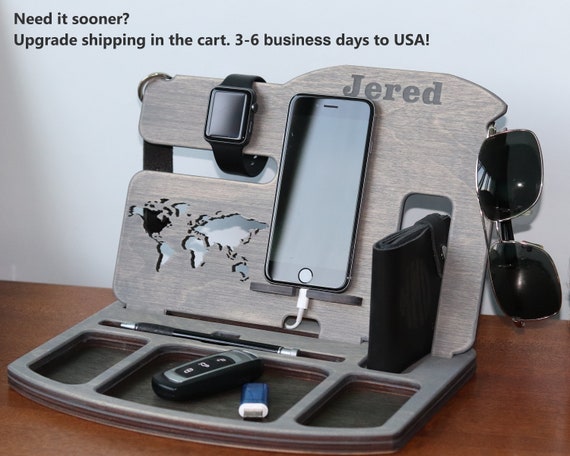 Birthday Gift for Him Docking Station Men Custom Mens Gift 