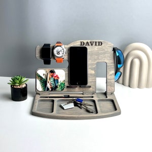 Personalized Docking Station for Men with Photo Mens image 5