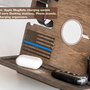 Add-on: Apple MagSafe charging socket for all ours Docking stations, Phone stands, and charging organizers