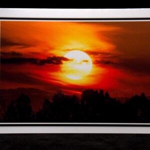 Lever du soleil dans la carte de pays 5 x 7 par ThomasMinutoloPhotos