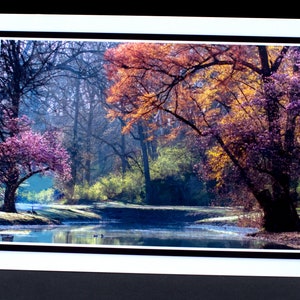 Une carte de voeux blanche de Sunrise 5x7 colorée